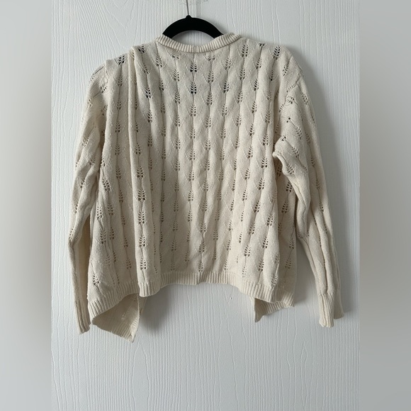 Women’s forever 21 cream knit cardigan, Size: S - Picture 2 of 2